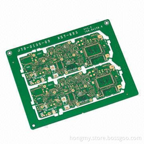 RoHS/UL Mark High-density Multiple-layered PCB, Immersion Gold Finish, 10 to 300V Test Voltage